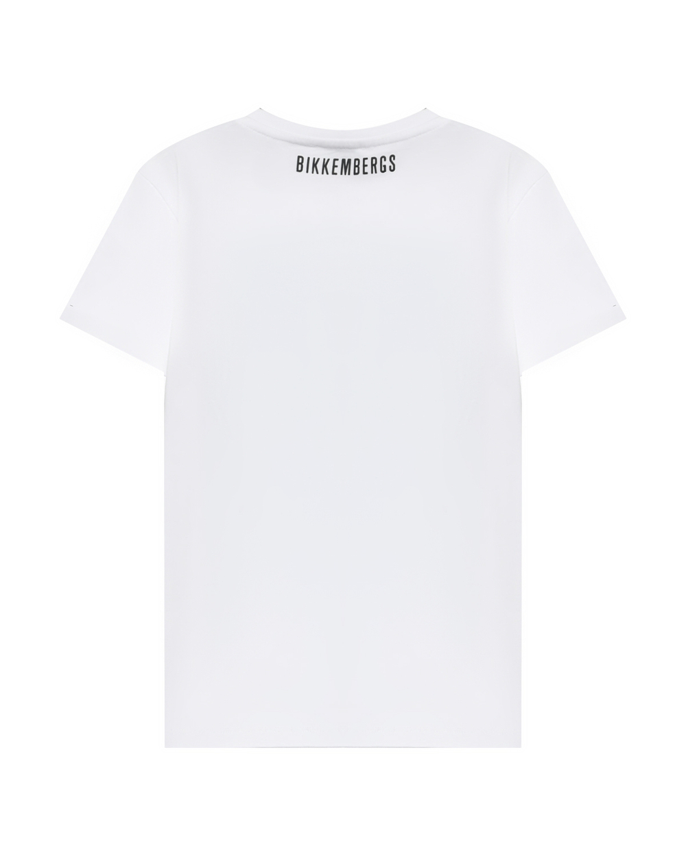Футболка BIKKEMBERGS Белый/Термопринт: объемный круглый логотип Мальчик