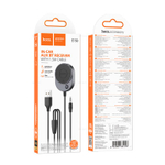 Bluetooth Aux адаптер HOCO E150 1.5м (черный)