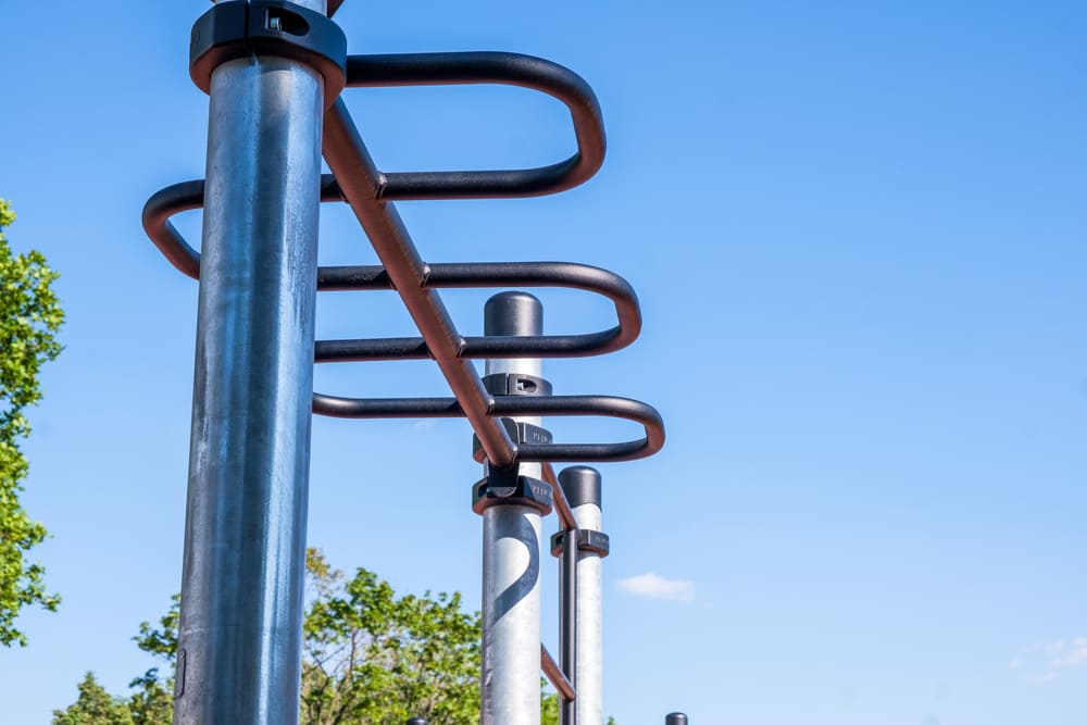 Воркаут комплекс 5 турников, рукоход-змеевик и шведская стенка - Ковдор