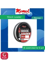 Монофильная леска для рыбалки Momoi Shock Leader.37мм 30м прозрачная