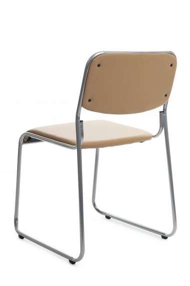 Кресло Nix RCH OMKL-02 Бежевый/Металл окрашенный Хром