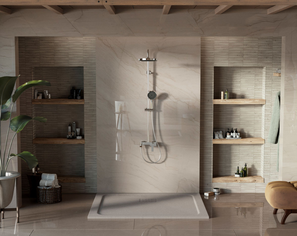 Душевая стойка Vincea VSFS-413CH с изливом, хром