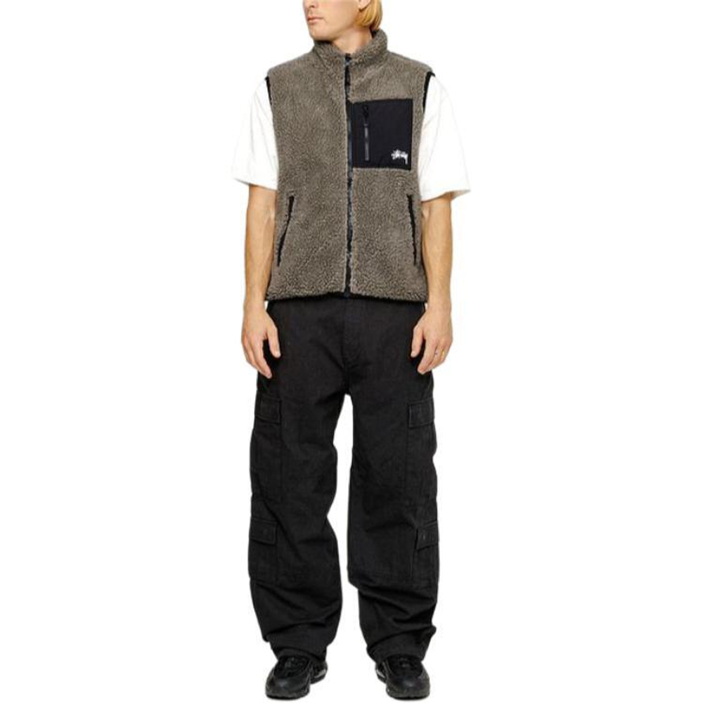 Куртки Stussy FW23 SHERPA REVERSIBLE VEST, 118528
