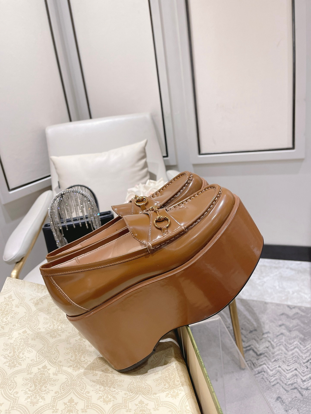 Gucci Horsebit Platform Loafer