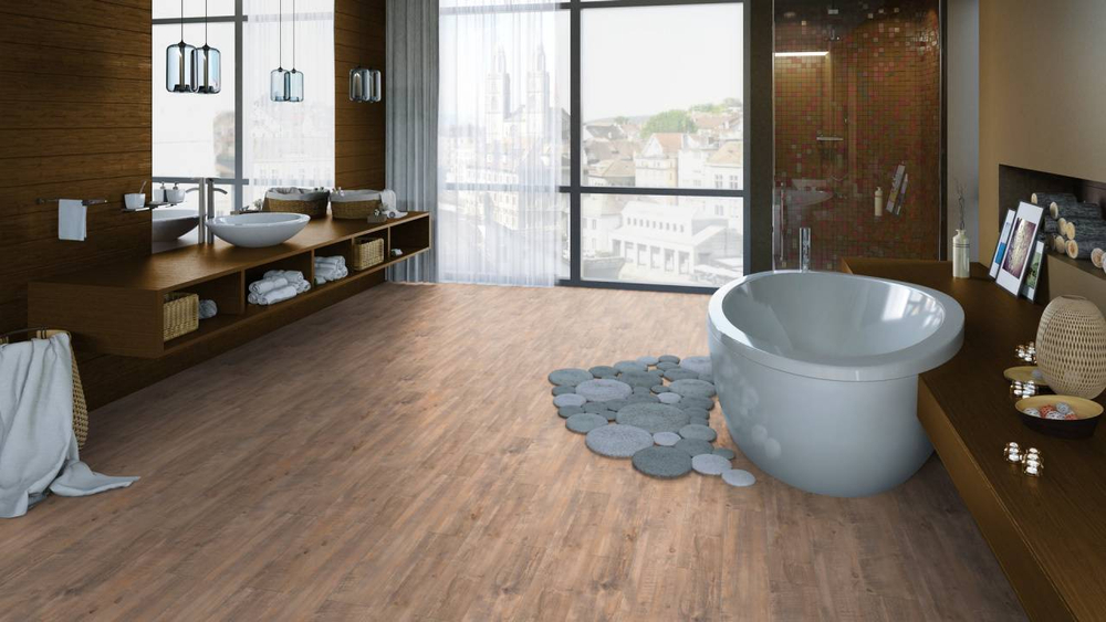 Виниловая плитка (клеевая) Tarkett Lounge Woody