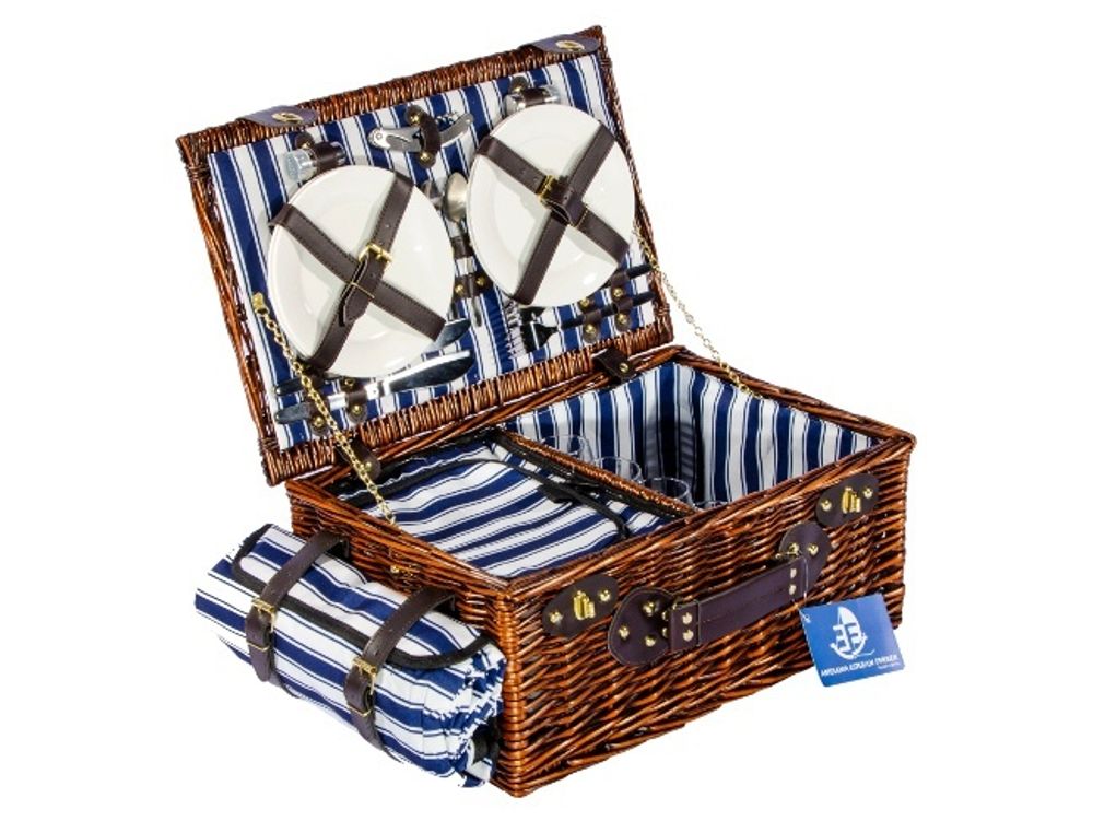 529057.2 Набор для пикника на 4 персоны с креплением для пледа, лоза