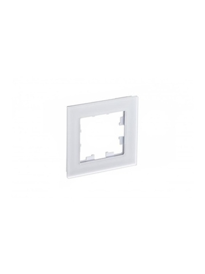 Рамка 1-м AtlasDesign Nature матов. стекло бел. SE ATN330101