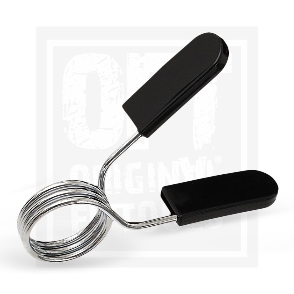 Замок пружинный с прямыми обрезиненными лапками 51 мм