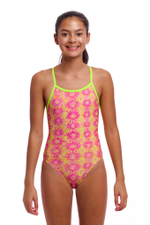 Купальник FUNKITA Girl's Poison Pink (Single Strap)