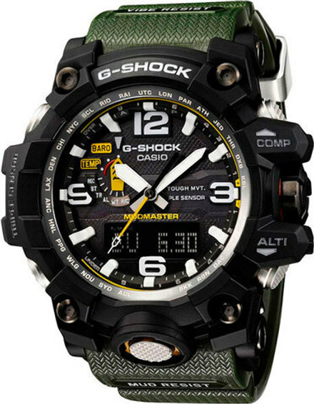 Японские наручные часы Casio G-SHOCK GWG-1000-1A3 с хронографом