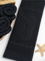 Полотенце махровое, г/к, 50х70, арт. S 50-70 BS, 450 гр/м2, цвет: 1154-Черный,