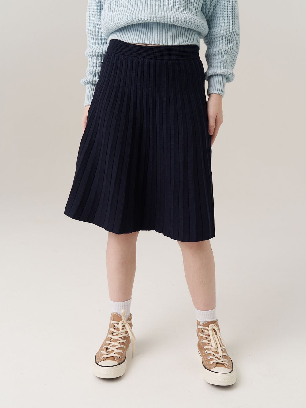 Юбка школьная для девочки AT883 синий