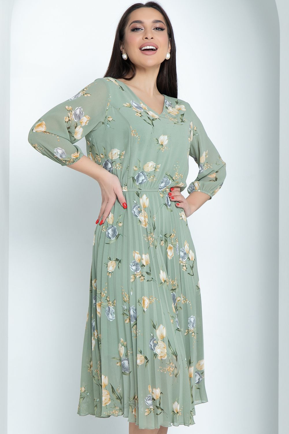 Платье Шифоновое гофре (стиль) Diolche (Акция)