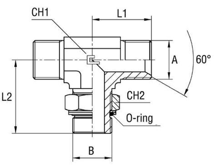Штуцер FRGT 30х1.5 - 27х2