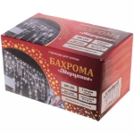 Гирлянда для улицы БАХРОМА «Мерцание» ш5м* в40/60см 180 ламп LED, прозр.пров,1 режим, IP-54, Синий/Белый мерцает (возможность соединения)