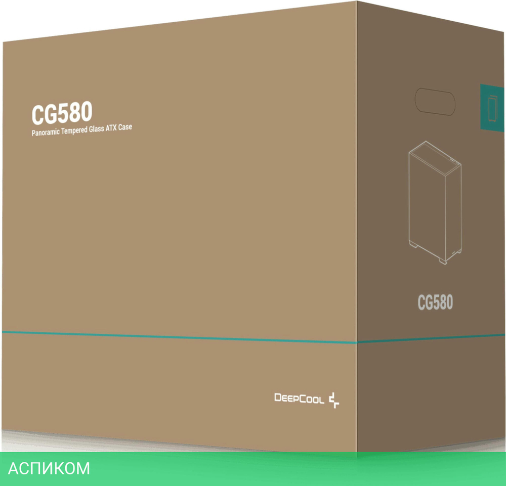 Корпус DeepCool CG580 без БП черный (R-CG580-BKNDA0-G-1)
