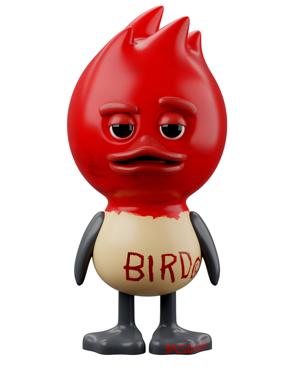 TUD TOY The Ugly Duck x JEAN-MICHEL BASQUIAT “Bird” СТАТУЭТКА ДЕКОРАТИВНАЯ, M