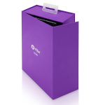 Фиолетовая анальная премиум-пробка с 3 моторами b-Vibe Trio Plug BV-002-PUR