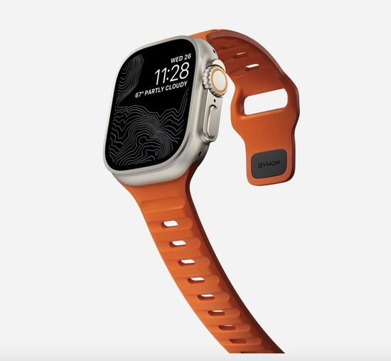 Ремешок Nomad Sport Band M/L, Orange - Apple Watch Ultra (49mm) 8/7 (45mm)/6/SE/5/4 (44mm)/3/2/1 (42mm)