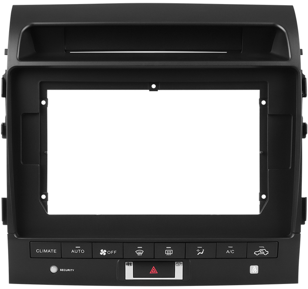 Магнитола для Toyota Land Cruiser 200 2007-2015 (климат на ШГУ, рамка 10) - FarCar монитор 12.3" 2K QLED на Android 14, TS10, CarPlay, 4G SIM-слот