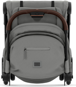 Коляска Cybex Coya Rosegold Frame Cloud T i-Size Sepia Black Plus Mirage Grey с дождевиком и бампером