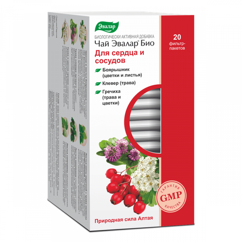 Чай Эвалар био для сердца и сосудов ф/п №20 Эвалар