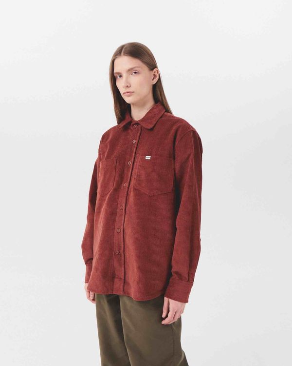 Рубашка FW23 Velvet Brick Кирпичная - фото 4