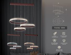 Ambrella Подвесной светодиодный светильник с пультом Original FA6162