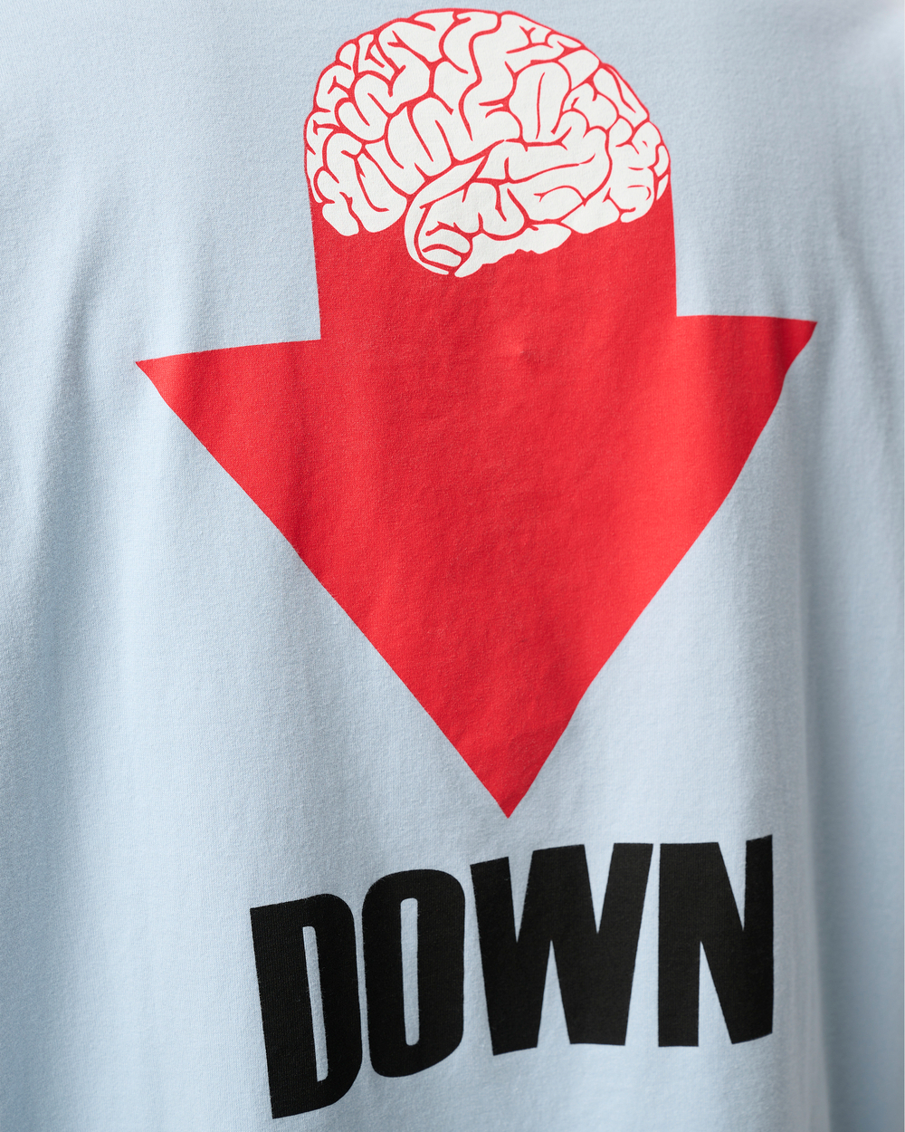 UNDERCOVER ЛОНГСЛИВ ГОЛУБОЙ DOWN