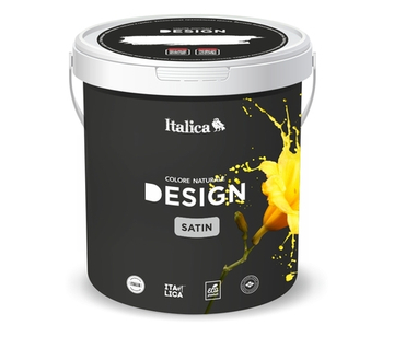 DESIGN SATIN - сатиново-матовая краска с максимально высокой степенью износостойкости и укрывистости, стойкая к мытью и истиранию с применением растворов моющих средств.