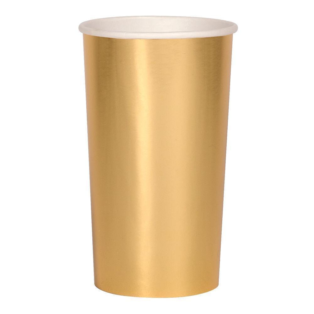 Высокие стаканы "Gold" 8 шт.