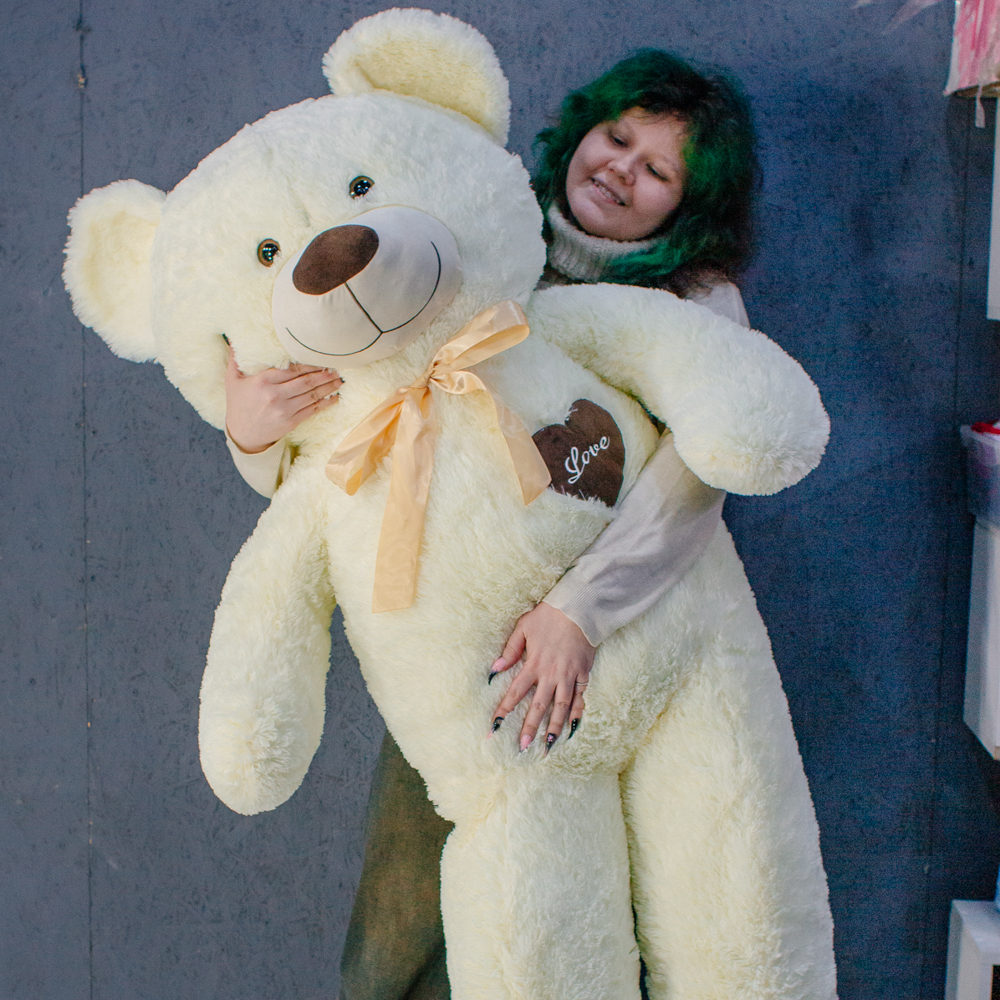 Очаровательный плюшевый медведь-гигант 150 см