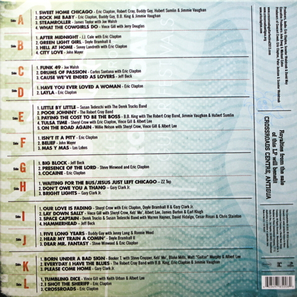 Eric Clapton And Guests / Crossroads Revisited: Selections From The Guitar Festivals (6LP)