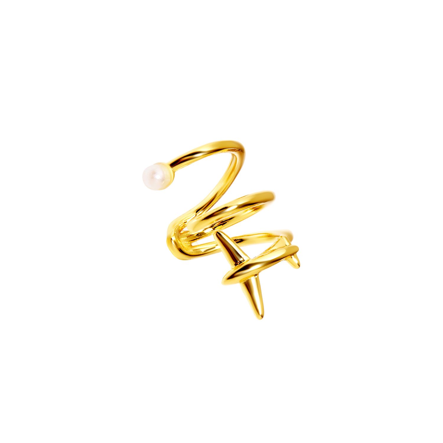 Кафф Plane Pearl Cuff - Gold