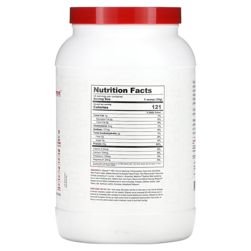 Metabolic Nutrition, ISOpwDR, изолят сывороточного протеина, со вкусом печенья с пеканом, 1380 г (3,04 фунта)