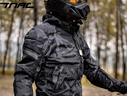 Мотокуртка TNAC чёрная 3XL