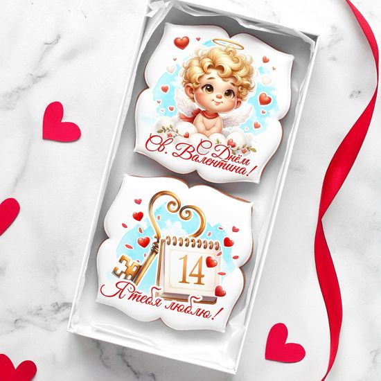 Набор пряников "С Днём Святого Валентина»