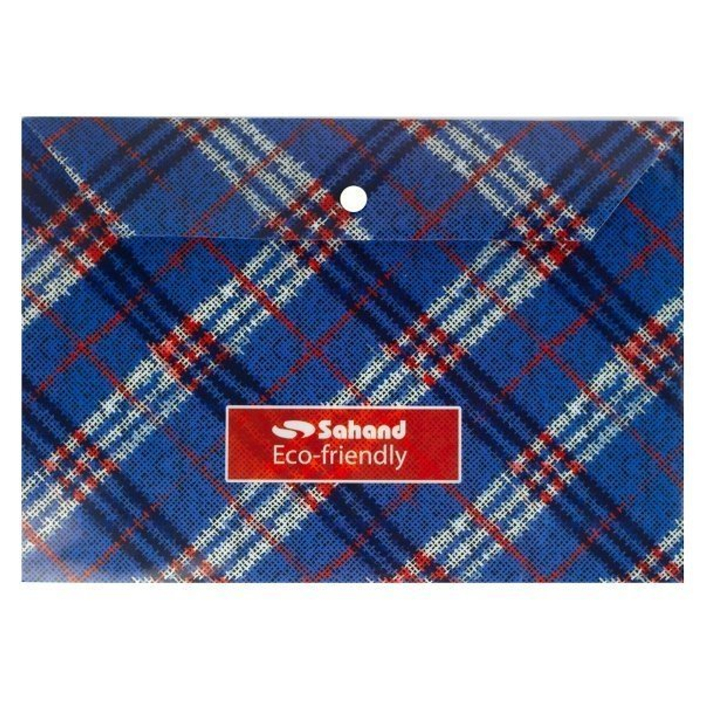 Папка-конверт на кнопке Sahand A4, 220х320 мм, 180 мкм, ассорти, с рисунком, "Modern"