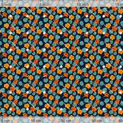 Настурция (темно-синий) by 13 RAPPORTS 968 DPI