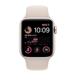 Умные часы Apple Watch SE (2022) GPS, 40mm, Aluminium Case with Sport Band M/L, Starlight (Сияющая звезда)