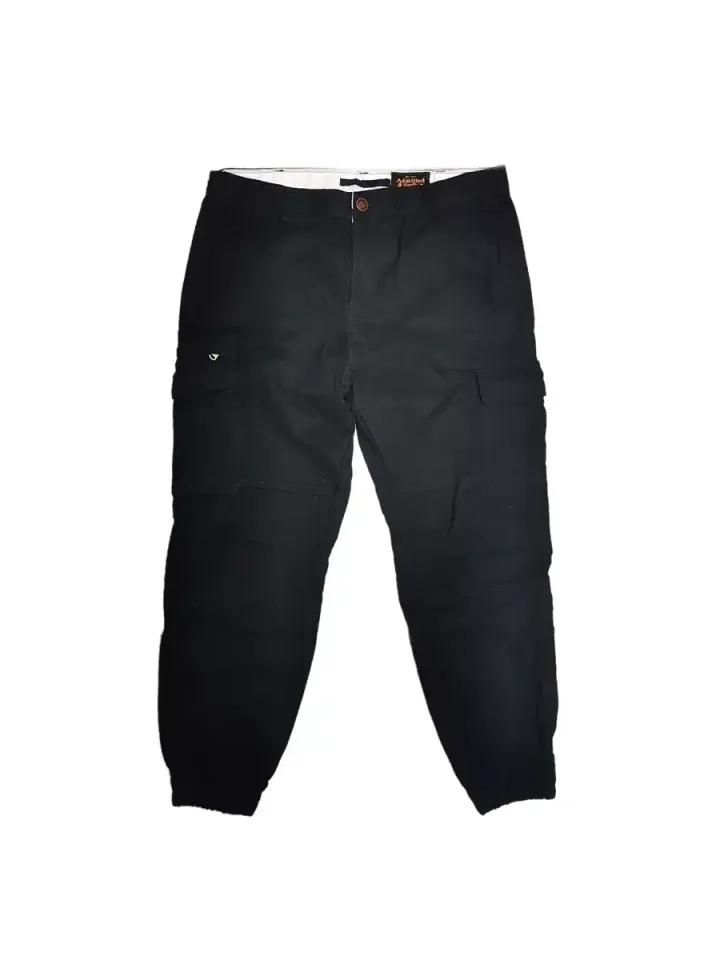 Брюки Admiited & Feeling на резинке (черные)