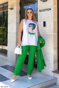 Костюм тройка HX-4695 Фабрика Моды