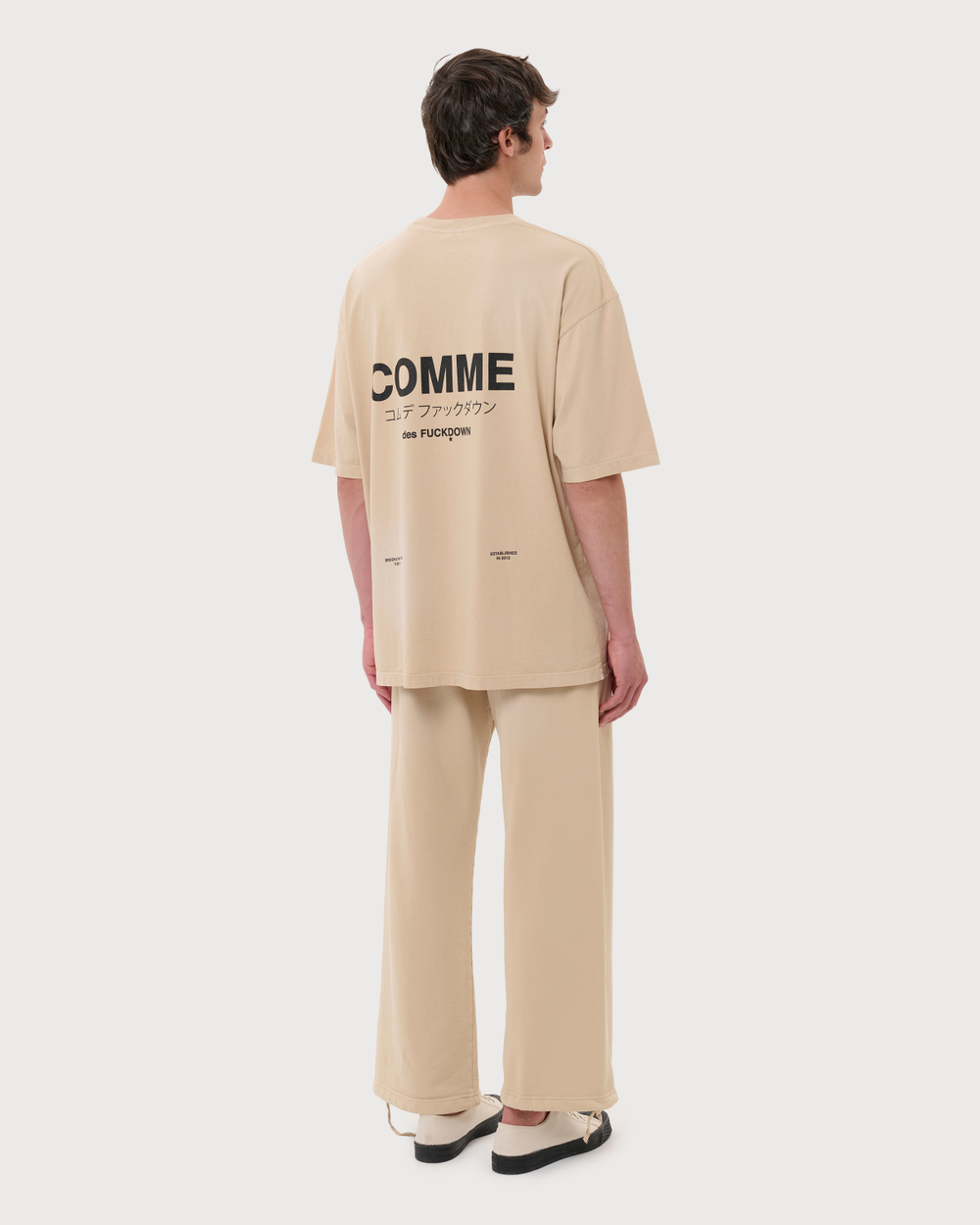 COMME DES FUCKDOWN БРЮКИ БЕЖЕВЫЕ