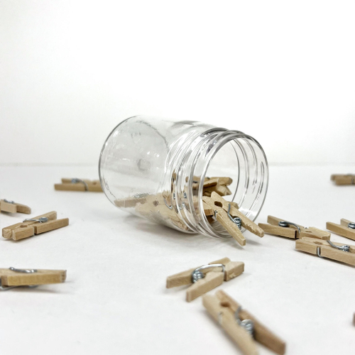 Банка 40 мл пластик прозрачная 38мм