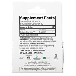 Enzymedica Dairy Assist 30 capsules , Усвоение лактозы и молочного белка