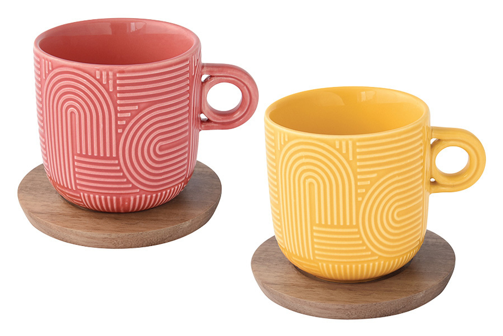 Набор чашек 2шт 250мл Easy Life Радуга el-r1781/tlo2