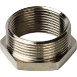 Футорка STOUT SFT 0029 - 1"1/4 x 1" (для стальных труб, латунь никелированная)