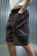Шорты Nothomme Blue Ridge Patchwork Shorts "Purple Gray"