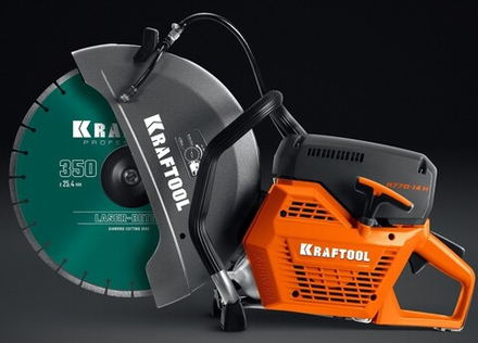 Бензорез KRAFTOOL K770-14 H 350 мм, с диском по бетону K770-14 H
