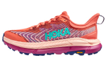 HOKA ONE ONE Mafate Speed 4 comfortable and versatile low-cut casual running shoes women's orange powder